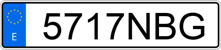 Numer rejestracyjny 5717NBG posiada CITROEN C4 X