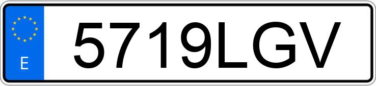 Numer rejestracyjny 5719LGV posiada NISSAN QASHQAI