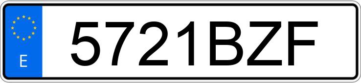 Numer rejestracyjny 5721BZF posiada BMW SERIE 5 Numer rejestracyjny 5721BZF posiada BMW SERIE 5