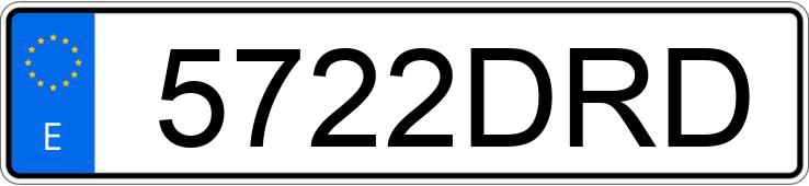 Numer rejestracyjny 5722DRD posiada CHEVROLET-GM KALOS