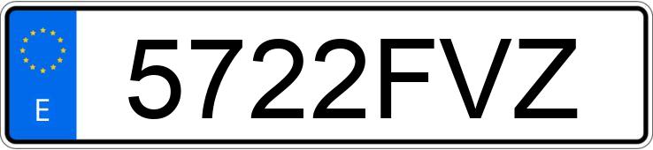 Numer rejestracyjny 5722FVZ posiada AUDI A4
