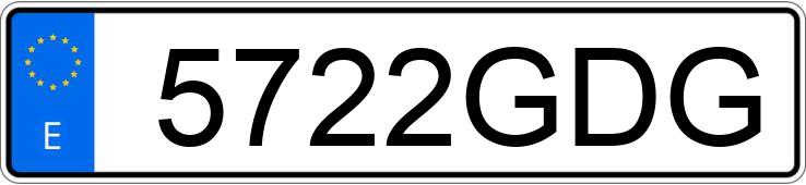 Numer rejestracyjny 5722GDG posiada PEUGEOT 207 Numer rejestracyjny 5722GDG posiada PEUGEOT 207
