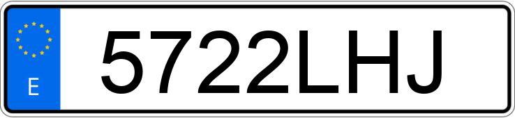 Numer rejestracyjny 5722LHJ posiada TOYOTA PRIUS+ Numer rejestracyjny 5722LHJ posiada TOYOTA PRIUS+