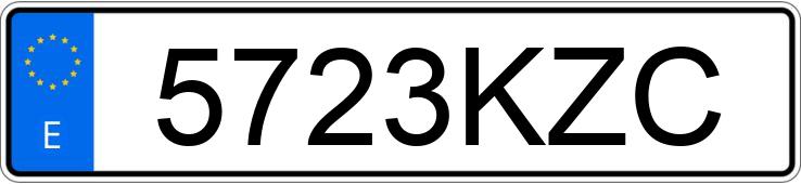 Numer rejestracyjny 5723KZC posiada NISSAN QASHQAI Numer rejestracyjny 5723KZC posiada NISSAN QASHQAI