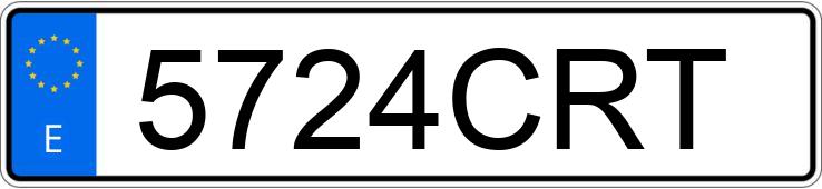 Numer rejestracyjny 5724CRT posiada VOLKSWAGEN NEW BEETLE Numer rejestracyjny 5724CRT posiada VOLKSWAGEN NEW BEETLE