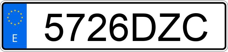 Numer rejestracyjny 5726DZC posiada JEEP WRANGLER Numer rejestracyjny 5726DZC posiada JEEP WRANGLER