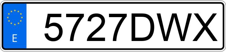 Numer rejestracyjny 5727DWX posiada BMW SERIE 5 Numer rejestracyjny 5727DWX posiada BMW SERIE 5