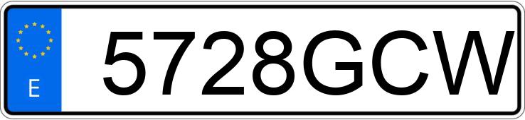 Numer rejestracyjny 5728GCW posiada PEUGEOT 207 Numer rejestracyjny 5728GCW posiada PEUGEOT 207