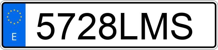 Registreringsnumret 5728LMS har CUPRA FORMENTOR