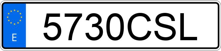 Numer rejestracyjny 5730CSL posiada OPEL ASTRA