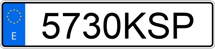 Numer rejestracyjny 5730KSP posiada OPEL ASTRA