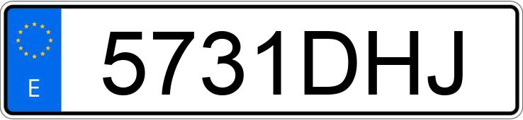 Numer rejestracyjny 5731DHJ posiada FORD FUSION