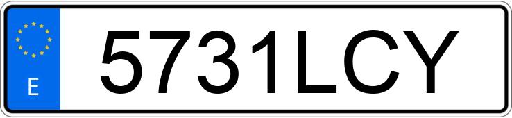 Numer rejestracyjny 5731LCY posiada RENAULT KANGOO