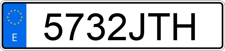 Numer rejestracyjny 5732JTH posiada SEAT IBIZA Numer rejestracyjny 5732JTH posiada SEAT IBIZA