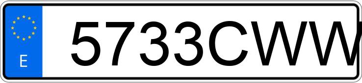 Numer rejestracyjny 5733CWW posiada AUDI A3 Numer rejestracyjny 5733CWW posiada AUDI A3