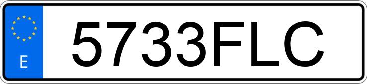 Numer rejestracyjny 5733FLC posiada AUDI A4