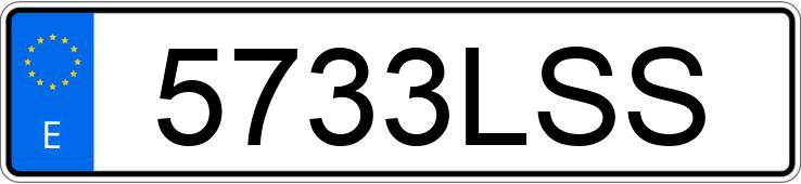 Numer rejestracyjny 5733LSS posiada PORSCHE PANAMERA