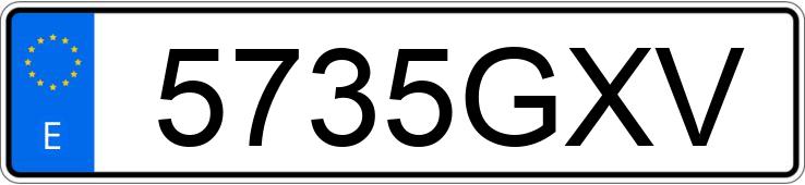 Numer rejestracyjny 5735GXV posiada MERCEDES C (204)