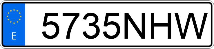 Numer rejestracyjny 5735NHW posiada VOLKSWAGEN T-ROC Numer rejestracyjny 5735NHW posiada VOLKSWAGEN T-ROC