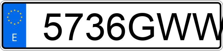 Numer rejestracyjny 5736GWW posiada SEAT LEON Numer rejestracyjny 5736GWW posiada SEAT LEON