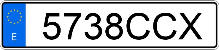 Numer rejestracyjny 5738CCX posiada MAZDA MAZDA6 Numer rejestracyjny 5738CCX posiada MAZDA MAZDA6