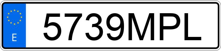 Numer rejestracyjny 5739MPL posiada BMW X5