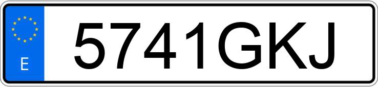 Numer rejestracyjny 5741GKJ posiada AUDI TT