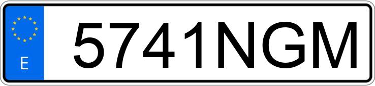 Numer rejestracyjny 5741NGM posiada VOLVO XC60