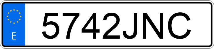 Numer rejestracyjny 5742JNC posiada RENAULT CLIO Numer rejestracyjny 5742JNC posiada RENAULT CLIO