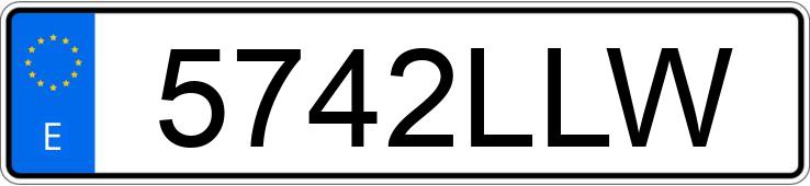 Numer rejestracyjny 5742LLW posiada VOLKSWAGEN CADDY MAXI Numer rejestracyjny 5742LLW posiada VOLKSWAGEN CADDY MAXI