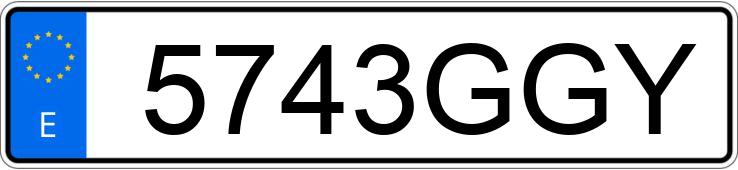 Numer rejestracyjny 5743GGY posiada FORD FOCUS Numer rejestracyjny 5743GGY posiada FORD FOCUS