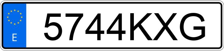 O número de registro 5744KXG tem HYUNDAI I30