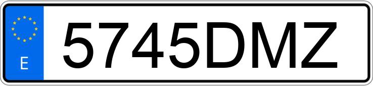 Numer rejestracyjny 5745DMZ posiada CHEVROLET-GM KALOS