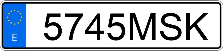 Numer rejestracyjny 5745MSK posiada SEAT ARONA Numer rejestracyjny 5745MSK posiada SEAT ARONA
