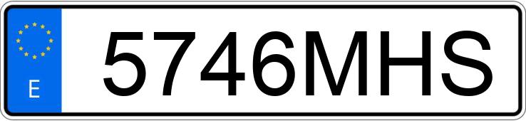 Numer rejestracyjny 5746MHS posiada BMW SERIE 4