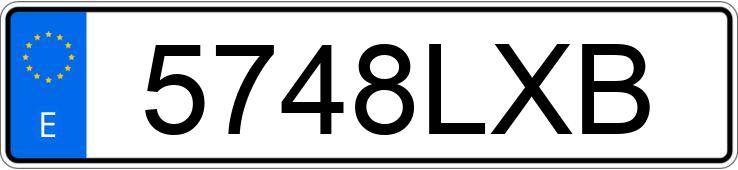 Numer rejestracyjny 5748LXB posiada FIAT 500