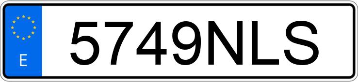 Numer rejestracyjny 5749NLS posiada BMW SERIE 4