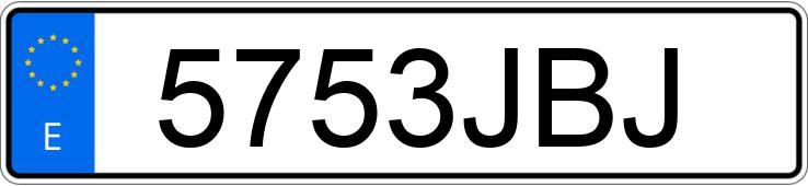 Numer rejestracyjny 5753JBJ posiada HYUNDAI I30