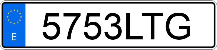 Numer rejestracyjny 5753LTG posiada VOLKSWAGEN POLO