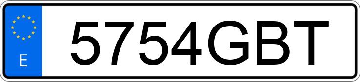 Numer rejestracyjny 5754GBT posiada FORD FOCUS