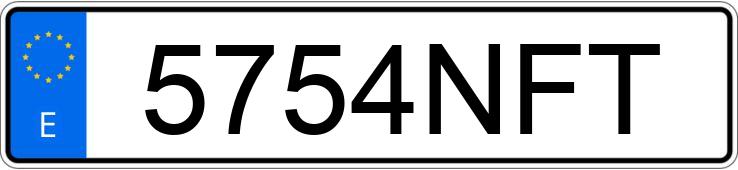 Numer rejestracyjny 5754NFT posiada TOYOTA C-HR