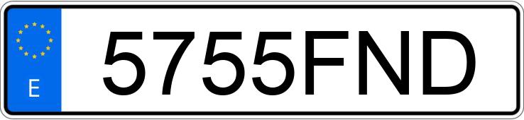 Numer rejestracyjny 5755FND posiada NISSAN CABSTAR Numer rejestracyjny 5755FND posiada NISSAN CABSTAR