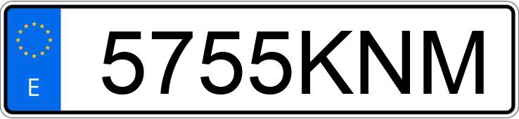 Numer rejestracyjny 5755KNM posiada TOYOTA LAND CRUISER SW Numer rejestracyjny 5755KNM posiada TOYOTA LAND CRUISER SW