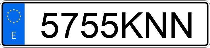 Numer rejestracyjny 5755KNN posiada NISSAN QASHQAI Numer rejestracyjny 5755KNN posiada NISSAN QASHQAI