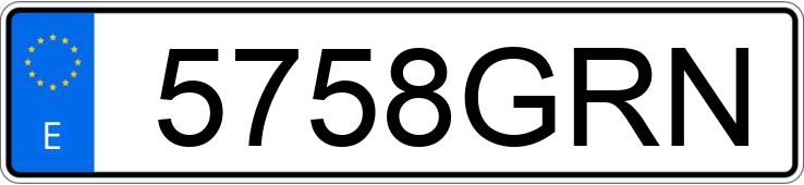 Numer rejestracyjny 5758GRN posiada JEEP WRANGLER Numer rejestracyjny 5758GRN posiada JEEP WRANGLER