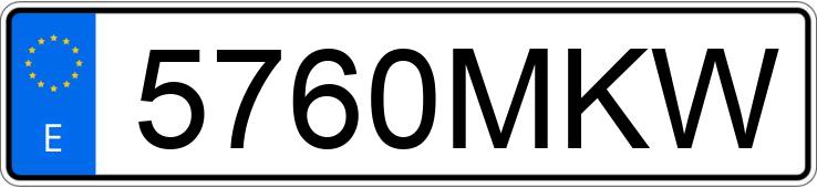 Numer rejestracyjny 5760MKW posiada MERCEDES M (163-164)