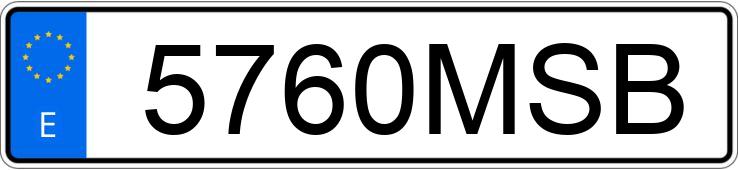 Numer rejestracyjny 5760MSB posiada MERCEDES CLA (118)