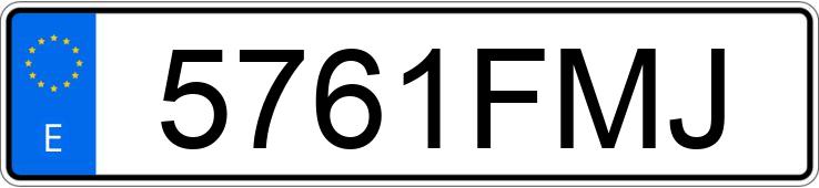 Numer rejestracyjny 5761FMJ posiada MITSUBISHI OUTLANDER