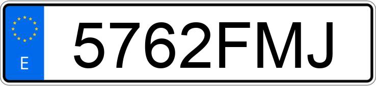 Numer rejestracyjny 5762FMJ posiada CHEVROLET-GM CAPTIVA