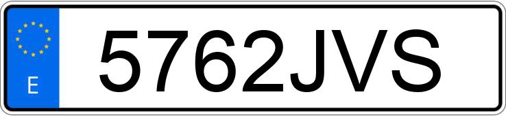 Numer rejestracyjny 5762JVS posiada AUDI Q3